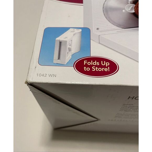 Rival Fold-Up Food Slicer Model 1042 WN 6.5" Stainless Steel Blade - Picture 2 of 4